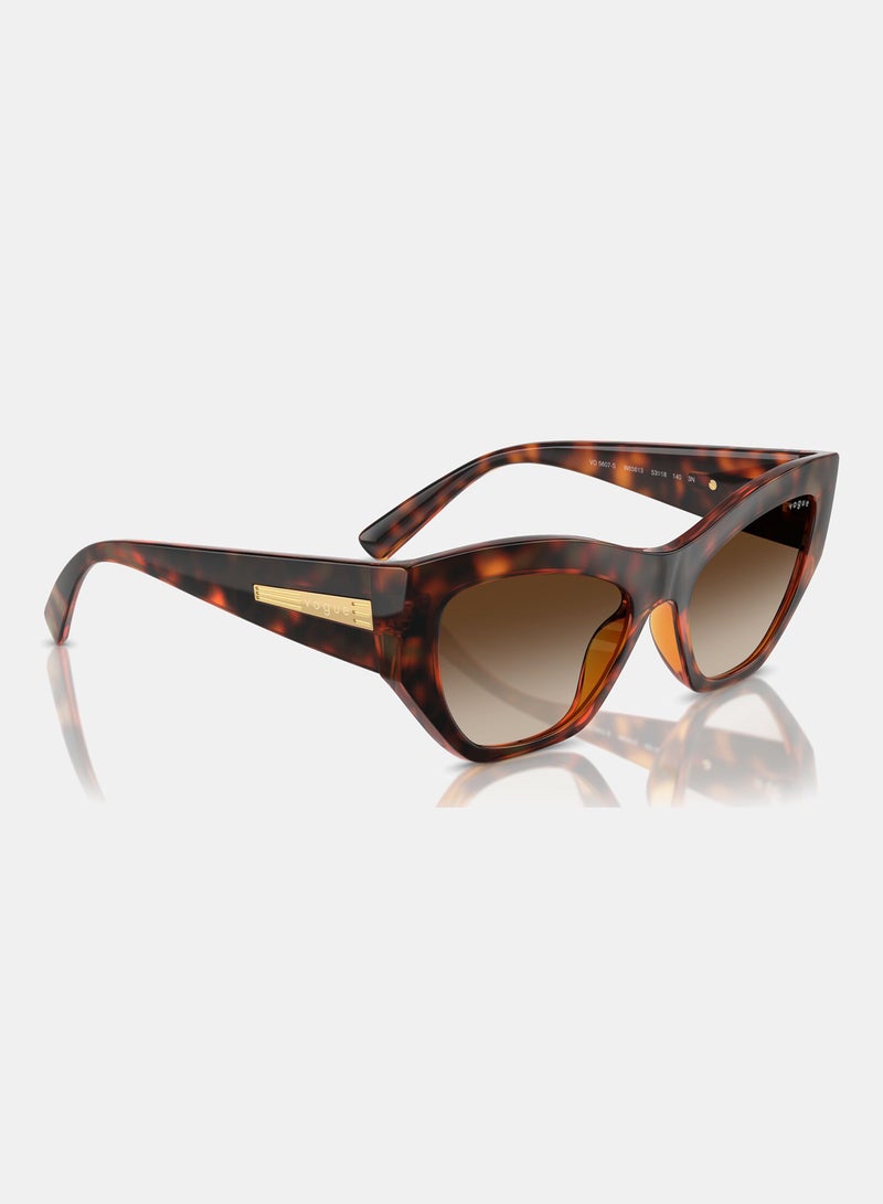 Vogue Full Rim Cat Eye Sunglasses 0VO5607S - Image 3